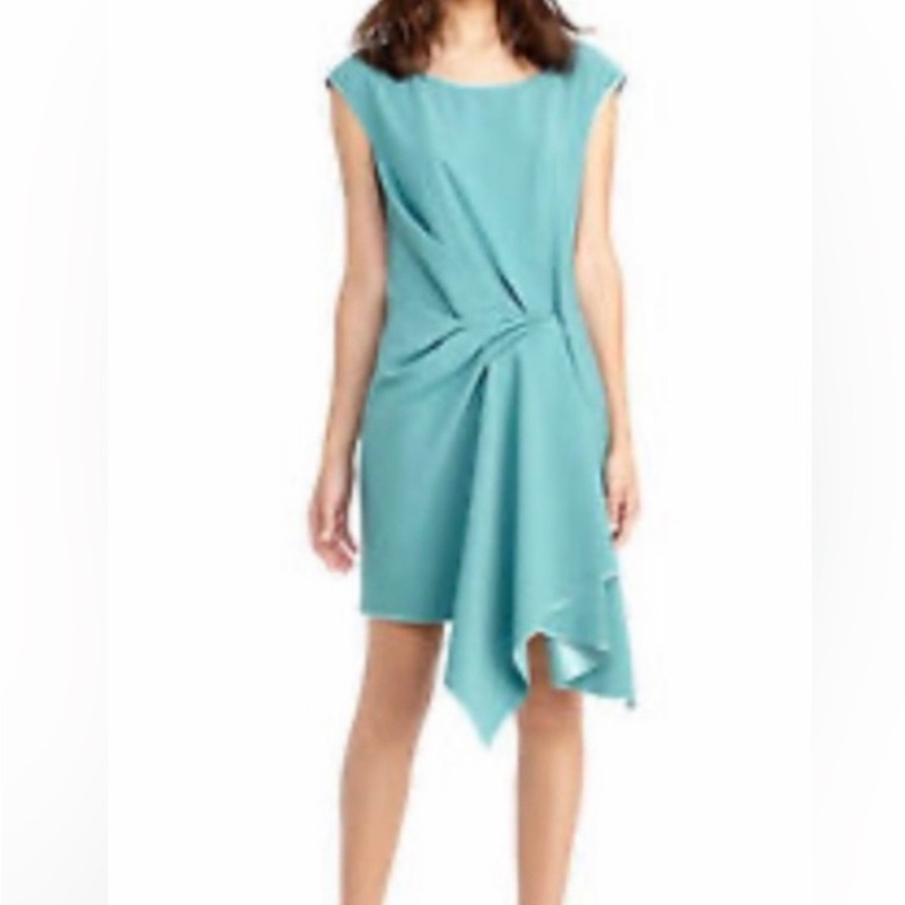 NWOT Rachael Roy Sleeveless Dress in light sage green Size L feminine flirty - Picture 7 of 7